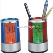 Plastic Pen Holder with Calendar