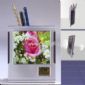 Photo Frame Pen Holder with Clock small pictures