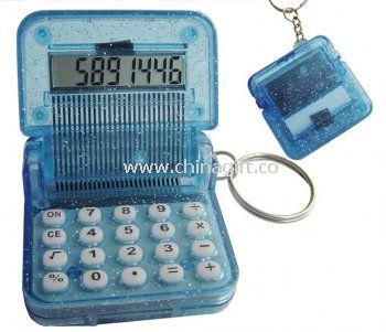 Foldable keychain Calculator