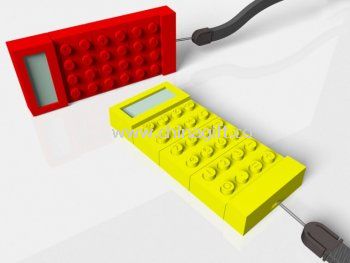 Silicone calculator with Lanyard