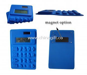 Silicone calculator with Magnetic