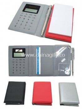 Notebook with calculator and Pen