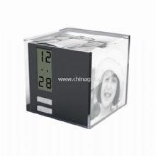 RECTANGULAR PHOTO FRAME WITH CLOCK China