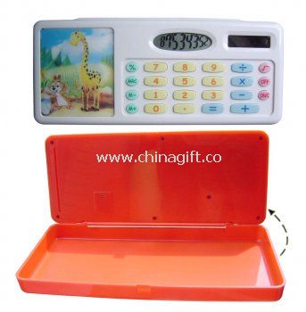 Pen Box with Mini Calculator