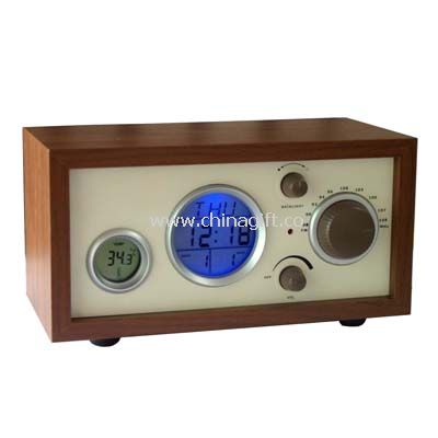 Wood Calendar Radio