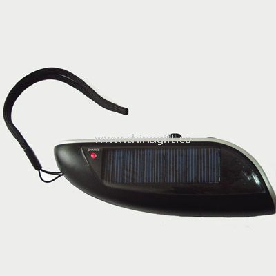 crank solar flashlight