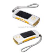 Lanyard solar flashlight