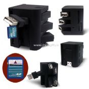 All-in-1 Card Reader with USB HUB