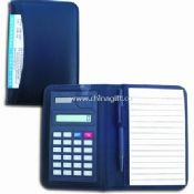Jotter pad with 8 digital calculator and Card Holder