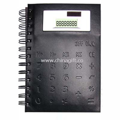 8 digits touch screen calculator with notebook