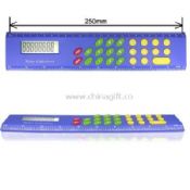 8 digits calculator with 25CM ruler