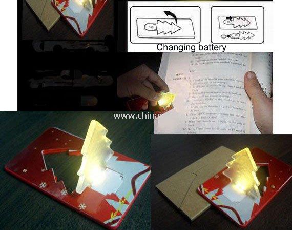 Christmas Card Book Light