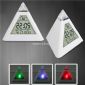 Triangle shape colorful clock small pictures