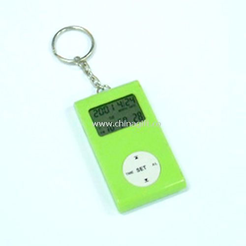 Calendar with keyring