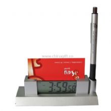 LCD clock with name card holder China