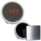 LED mirror alarm clock