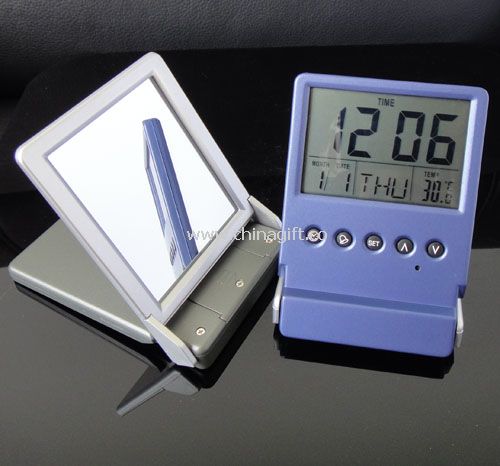 Mirror LCD Clock