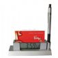 LCD clock with name card holder small pictures