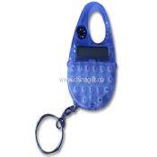 8 digits calculator with keyring & compass