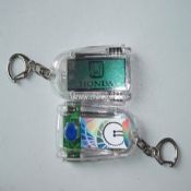 mini solar power torch with key ring