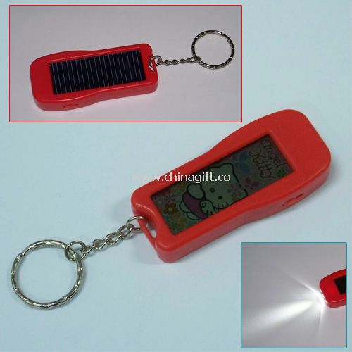 Solar power LED torch