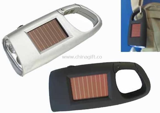 Carabiner solar Flashlight