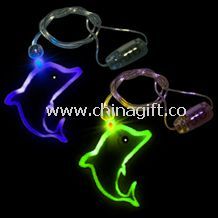 LED flashing dolphin necklace China