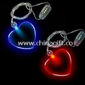 LED flashing heart necklace
