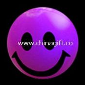 LED smile face bounce ball