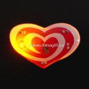 LED Heart badge