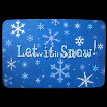 LED flashing door-mat