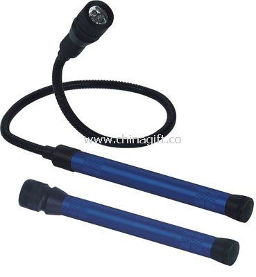 Aluminium LED torch with flexible Cable