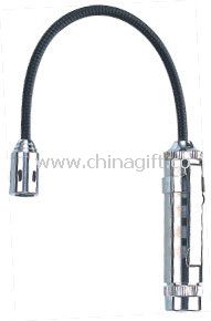 Copper keychain LED torch with flexible cable