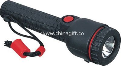 2AA Rubber Flashlight with Lanyard China