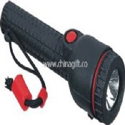 2AA Rubber Flashlight with Lanyard