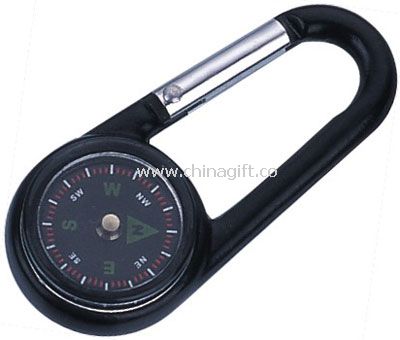 Carabiner With Compass