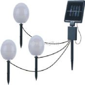 3 ball lights with solar power station