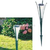 Solar stem light of aluminum material medium picture