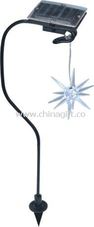 Solar light with hanging star