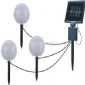 3 ball lights with solar power station small pictures