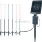 6 small pole lights with solar power station small pictures