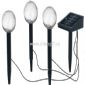 Metal post with plastic spike Solar Light small pictures