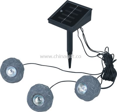 White color LED solar Light system