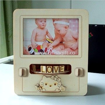 Plywood Solar Photo Frame