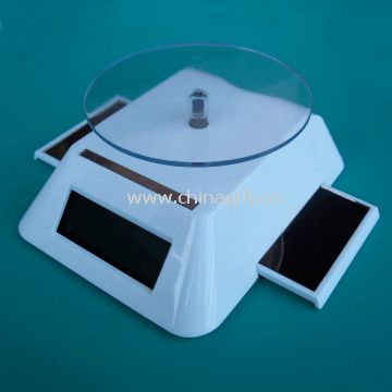 Solar powered POP Display Stand With Blinking Logo