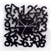 Number Metal Art Wall Clock