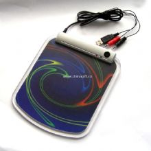 USB Mouse Pad with Microphone and earphone China