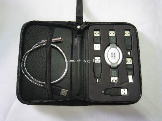 USB Travel Kits with LED Light