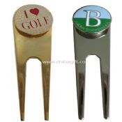 Brass Golf divot with ball marker