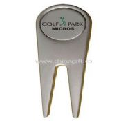 Metal ball marker with logo